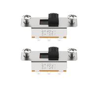 eMagTech Lot de 2 sélecteurs à glissière avec 4 vis compatibles avec Fender Jaguar/Jazzmaster - Accessoires de guitare en métal