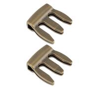 eMagTech Lot de 2 Sourdines d’Étude de Chevalet à 3 Dents 3 x 3 x 1 cm Compatible avec Violon Alto