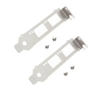 eMagTech Lot de 2 supports à profil bas compatibles avec cartes d'adaptateur réseau Intel X520-DA2 X520-SR2 E10G42BTDA E10G42BFSR 10GbE double port SFP+
