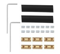 eMagTech Lot de 20 bornes de connexion rapide 10 AWG 60 A avec vis et tubes rétractables pour appareils ménagers, automobiles, industrie de l'énergie, équipement de machines