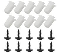 eMagTech Lot de 20 œillets à vis pour pare-chocs avant 6549354 90BG17K657AA compatibles avec Ford Fiesta ST150 Focus 98-2005