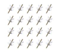 eMagTech Lot de 20 vis branche pour cage à oiseaux, kit de montage pour cages à oiseaux, vis branche en acier inoxydable, jeu de montage pour cintres, plateformes, niches, maisons