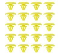 eMagTech Lot de 20pcs Clips de Joint d'étanchéité pour Porte de Voiture 1Z0837732A Compatible avec Golf Compatible avec Jetta Compatible avec Polo Compatible avec Passat Plastique Jaune