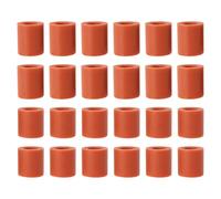 eMagTech Lot de 24 colonnes de nivellement en silicone pour imprimante 3D Hauteur 18 mm/16 mm Diamètre extérieur 16 mm Diamètre intérieur 4 mm Outil de plateau chauffant stable en silicone résistant à
