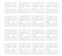 eMagTech Lot de 240 Coussinets de Commutateur de Clavier Mécanique en PE Coussinets en Mousse Antibruit pour Arbre de 1 Mm pour Clavier de Jeu à échange à Chaud 61/64/87/104 Blanc 14 X 14 X 1 Mm