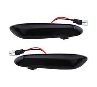 eMagTech Lot de 2pcs Clignotants Latéraux LED Dynamiques Remplacement Compatible avec BMW E90 E91 E92 E60 E46 E87 E82 Clignotant Séquentiel