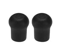 eMagTech Lot de 2pcs Embouts Protection en PVC pour Canne à Pêche 19 Mm Adaptés Aux Réparations de Construction Cannes à Pêche Embouts de Canne à Pêche à Faire Soi-même Noir 45,5 X 35 Mm