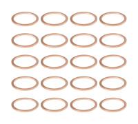 eMagTech Lot de 30 Joints de Carter D'huile en Cuivre 22 X 27 X 1,5 Mm 028103059A Compatible avec Les Bouchons de Vidange Automobiles