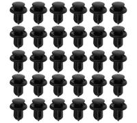 eMagTech Lot de 30 Rivets en Plastique Noir pour Passage de Roue de Voiture Clips de Pare-Chocs 14 X 19,2 X 9 Mm Compatible avec Mazda