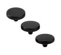 eMagTech Lot de 3pcs Noir Boutons de Déclenchement en Aluminium Concaves Convexes Plats Compatible avec Fujifilm Compatible avec Canon