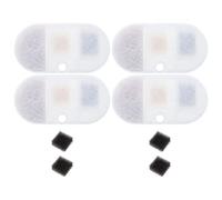 eMagTech Lot de 4 filtres de rechange pour fontaine à eau pour chat avec éponge compatible avec fontaine à eau PETLIBRO sans BPA 2,1 l PLWF002