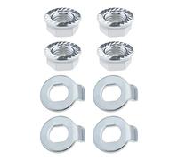 eMagTech Lot de 4 rondelles d'écrou de moteur de roue avant compatibles avec Xiaomi M365 Essential 1S Pro Pro 2 Version Pièces de rechange pour scooters électriques