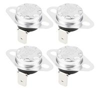 eMagTech Lot de 4 thermostats de sèche-linge 95 degrés 302460660088 compatible avec Logik LVD7W15 LVD7W18