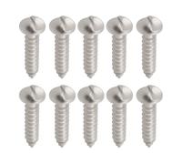 eMagTech Lot de 40 Vis Sécurité Antivol pour Plaque d'immatriculation 3/4" à Tête d'embrayage Anti-vandale à Sens Unique pour Plaque d'immatriculation Robuste en Acier Inoxydable 304 Calibre 8