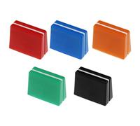 eMagTech Lot de 5 capuchons coulissants pour console de mixage compatible avec DJM600 700 750 800 850 900 2000 DJ Mixeur Multicolore