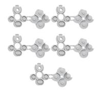 eMagTech Lot de 5 plaquettes de contact conductrices compatibles avec les manettes Xbox Series X et Series S en silicone