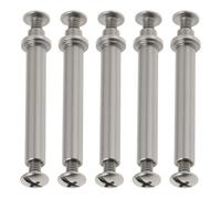 eMagTech Lot de 5 poignées de moulinet de pêche en acier inoxydable 28,9 x 4 mm pour modification de moulinet à faire soi-même