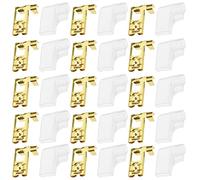 eMagTech Lot de 50pcs Cosses à Sertir 6,3mm Coudées à 90° avec 50pcs Manchons Isolants pour Équipement Interrupteur Quad Vélo Scooter Bateau Appareils Électroménagers
