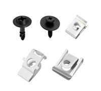 eMagTech Lot de 56PCS Clips de Fixation pour Plaque de Protection de Châssis de Voiture Couvercle Inférieur du Moteur Kit Mixte de Vis