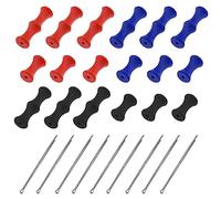 eMagTech Lot de 9 protège-doigts en silicone pour tir à l'arc - Équipement de protection pour les doigts - Pour débutants (chaque couleur 3 ensembles)