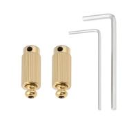 eMagTech Paire de Goujons de Chevalet Vibrato Compatible avec Gotoh 510T Et 510TS Les Chevalets de Guitare Dorés