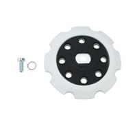 eMagTech Patin de ponçage 125 mm 197922-4 compatible avec polisseuse orbitale Makita PO5000C PO6000C DPO500Z DPO600Z DPO600TKX1