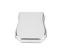 eMagTech Protection de pont de guitare électrique argentée compatible avec Fender Vintage Telecaster Chrome