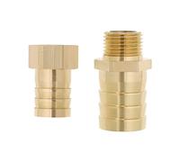 eMagTech Réducteur cannelé en laiton de 19 mm à 25 mm - Adaptateur de raccord de tuyau - Convertisseur pour tuyau d'air, eau, carburant, tuyau d'huile - Filetage de 1,27 cm