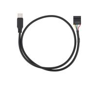 eMagTech USB 9 Pin vers c 50 cm Compatible avec Corsair iCUE Link LCD aio Câble Interne USB 2.0 9 Pin vers Type c 50 cm Compatible avec Corsair iCUE Link LCD aio