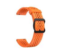 EMAIGlPO Bracelet de montre de 22 mm adapté au bracelet for SUUNTO 9 PEAK PRO DLC / 5 PEAK adapté au bracelet for SUUNTO RACE S/OCEAN/VERTICAL en silicone sport respirant(Orange)