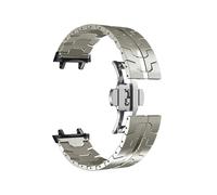 EMAIGlPO Bracelet de montre réglable en acier inoxydable et métal for Amazfit T-REX 3(Titanium Color)