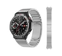 EMAIGlPO Bracelet de rechange en acier inoxydable for Amazfit T-Rex 3(Silver-Silver)
