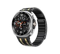 EMAIGlPO Bracelet en acier inoxydable for Samsung Galaxy Watch 8 40/44 mm 8 Classic Band(Black gold,For Galaxy 8 44mm 40mm)