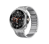 EMAIGlPO Bracelet en acier inoxydable for Samsung Galaxy Watch 8 40/44 mm 8 Classic Band(Silver,For Galaxy 8 Classic 46mm)