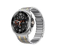 EMAIGlPO Bracelet en acier inoxydable for Samsung Galaxy Watch 8 40/44 mm 8 Classic Band(Silver gold,Ultra 47mm 2025)