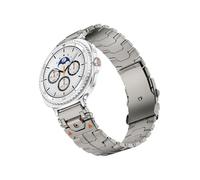 EMAIGlPO Bracelet en acier inoxydable for Samsung Galaxy Watch 8 Classic 46 mm, 40 mm, 44 mm(Titanium Style 2,For Galaxy Watch 8 40mm)