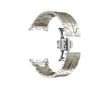 EMAIGlPO Bracelet en acier inoxydable for Samsung Watch 8/8 Classic, ajustement rapide, sans espace, compatible avec for Samsung Galaxy Watch Ultra 2(Titanium,For galaxy 8 classic)