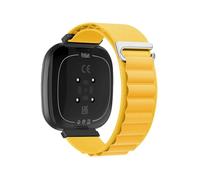 EMAIGlPO Bracelet en nylon for Fitbit Versa 4/3 Sense 2/1, bracelet de sport remplaçable, accessoires(Yellow,For Fitbit Versa 4)
