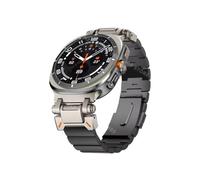 EMAIGlPO Bracelet En Titane For Samsung Galaxy Watch Ultra 47 Mm Bracelet En Métal For Homme For GALAXY WATCH 7 ULTRA 47 Mm(Titanium black)