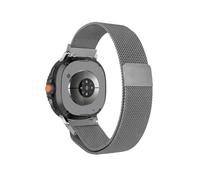 EMAIGlPO Bracelet milanais en alliage métallique for Samsung Galaxy Watch 8/8 Classic(Gray,For GalaxyWatch8 Classic)