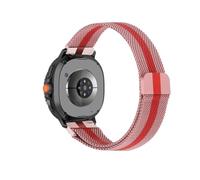 EMAIGlPO Bracelet milanais en alliage métallique for Samsung Galaxy Watch 8/8 Classic(Pink Red,For Galaxy Watch 8 40mm)