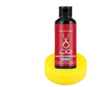 Émail de bijoux - Dissolvant de rayures en métal 50 ml avec éponge, vernis brillant pour bijoux en métal, soin des bijoux en platine de jade | Élimination des rayures de chaîne de Co