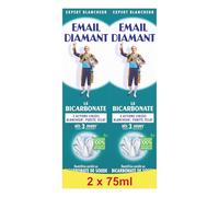 Email Diamant Bicarbonate - Dentifrice Blancheur, Pureté, Eclat - Lot de 2 tubes de 75ml