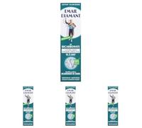 Email Diamant Bicarbonate Dentifrice Enrichi en Bicarbonate de Soude Blancheur, Pureté/Éclat dès 3 Jours, 75 ml (Lot de 4)