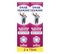 Email Diamant Blancheur Absolue - Dentifrice Blanchissant Multi-actions - Lot de 2 Tubes de 75ml