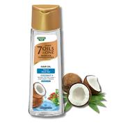 Emami 7 Oils in One Blends Huile capillaire à la noix de coco - Damage Control, 200 ml, nourrit et renforce les cheveux | Idéal pour cheveux abîmés ou secs, bouclés avec autocollant Kajal