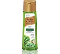 Emami Lot de 7 huiles capillaires en un mélange Catus - 200 ml - Cactus, ail, argan, amla, olive, noix, jojoba, amande et noix de coco - Contre la chute des cheveux - Avec autocollant Kajal