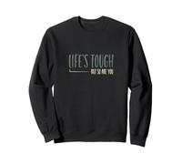 Émancipation des Femmes et Phrase de Motivation des Filles Sweatshirt