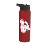 Émancipation des femmes Rosie The Riveter Stainless Steel Insulated Water Bottle