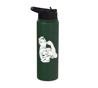Émancipation des femmes Rosie The Riveter Stainless Steel Insulated Water Bottle